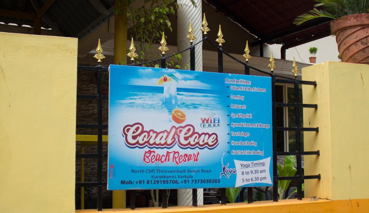 Coral Cove Beach Resort Varkala Extérieur photo